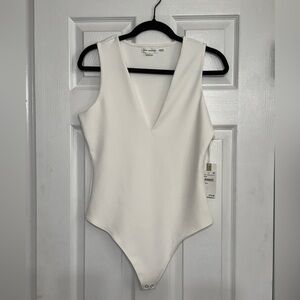 Good American White Bodysuit L